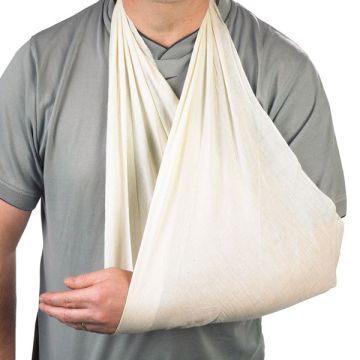 CLICK MEDICAL 30gms NON WOVEN TRIANGULAR BANDAGE - White