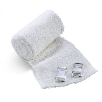 CLICK MEDICAL CREPE BANDAGE 7.5cm X 4.5m - White