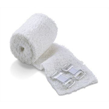 CLICK MEDICAL CREPE BANDAGE 10cm X 4.5m - White