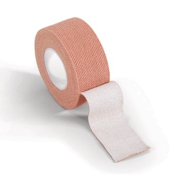CLICK MEDICAL FABRIC STRAPPING 2.5cm X 4.5m - Flesh