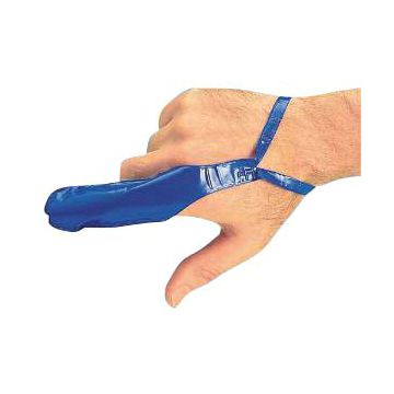 CLICK MEDICAL FINGERSTALL BLUE LARGE - Blue