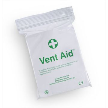VENT AID VENTAID MOUTH TO MOUTH GUARD - Clear