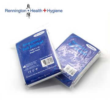CLICK MEDICAL FOIL BLANKET - Chrome