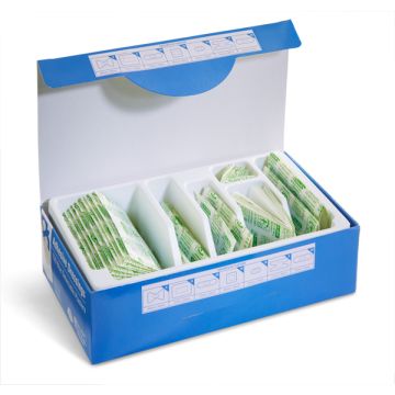 CLICK MEDICAL BLUE DETECTABLE PLASTERS ASSORTED - Blue
