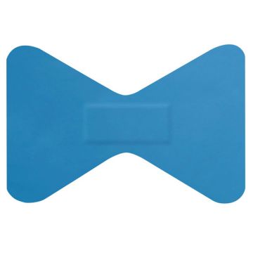 HYGIO PLAST BLUE DETECTABLE PLASTERS FINGERTIP - Blue