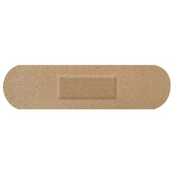 HYGIO PLAST FABRIC PLASTERS MEDIUM STRIP - Flesh