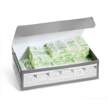 CLICK MEDICAL PLASTERS FABRIC ASSORTED - Flesh