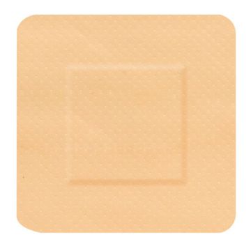 HYGIO PLAST WATERPROOF PLASTERS SQUARE 38x38mm - Flesh