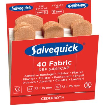 SALVEQUICK FABRIC PLASTERS REFILL - Flesh