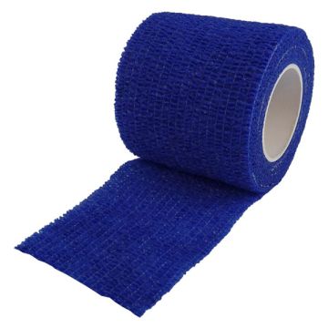 HYGIO GRIP COHESIVE BANDAGE 10cm x 4.5m BLUE - Blue