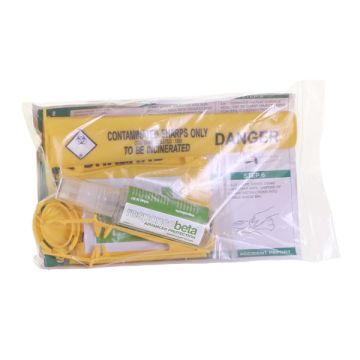 RESPONSE 1 APPLICATION SHARPS HANDLING KIT - Clear