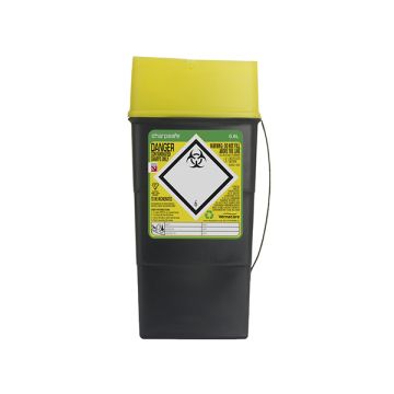 SHARP SAFE SHARPS BIN 0.6LTR - Yellow