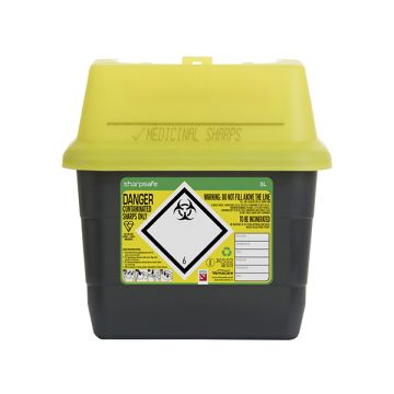 SHARP SAFE SHARPS BIN 3LTR - Yellow