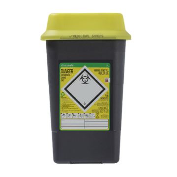 SHARP SAFE SHARPS BIN 7LTR - Yellow
