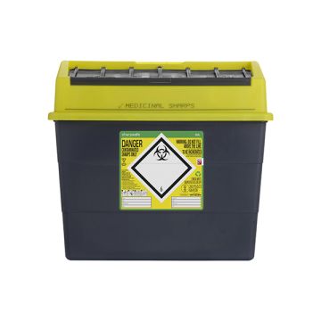 SHARP SAFE SHARPS BIN 30LTR - Yellow