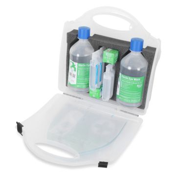 CLICK MEDICAL EYEWASH FIRST AID KIT - Clear