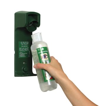 CEDERROTH WALL BRACKET FOR 500ml CEDERROTH EYEWASH BOTTLE - Green