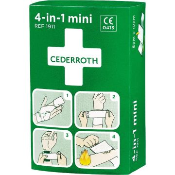 CEDERROTH 4 IN 1 MINI BLOODSTOPPER - Green