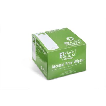 CLICK MEDICAL ALCOHOL FREE WIPES - White