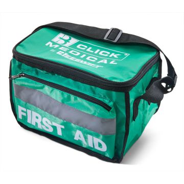 CLICK MEDICAL HEAVY DUTY FIRST AID BAG - Green