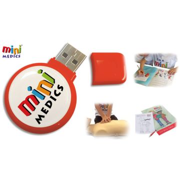 MINI MEDICS TRAINING PACK C/W SYRINGE PENS - Red