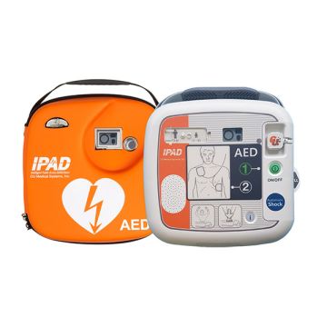 iPAD SP1 FULLY AUTOMATIC DEFIBRILLATOR C/W CARRY CASE - Orange