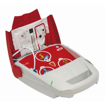 SCHILLER FRED PA-1 AUTOMATIC AED DEFIBRILLATOR - Red