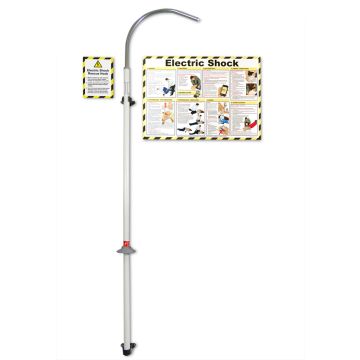ELECTRIC SHOCK RESCUE HOOK WITH FREE POSTER - Grey