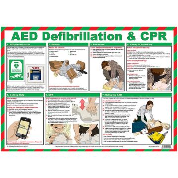 CLICK MEDICAL DEFIBRILLATOR GUIDE A625 - White