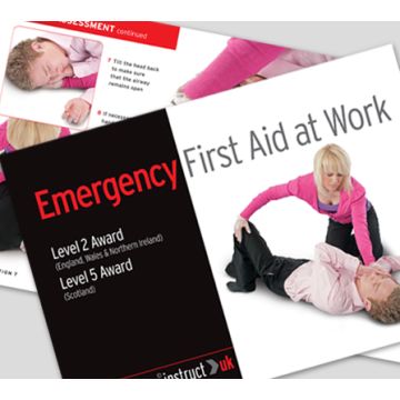 CLICK MEDICAL EMERGENCY FIRST AID BOOK - White