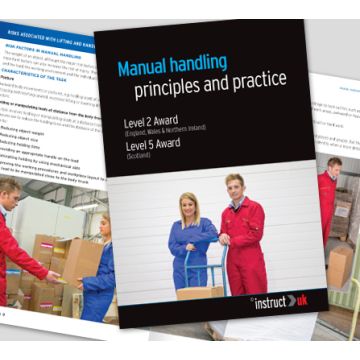CLICK MEDICAL MANUAL HANDLING BOOK - White