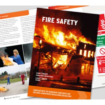 CLICK MEDICAL FIRE SAFETY BOOK - White