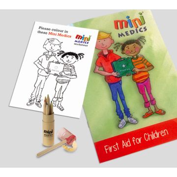 MINI MEDICS KIDS FIRST AID PACK/PENCIL - White