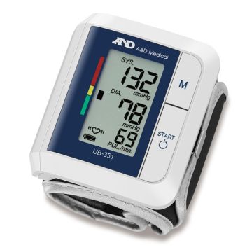 WRIST BLOOD PRESSURE MONITOR - White