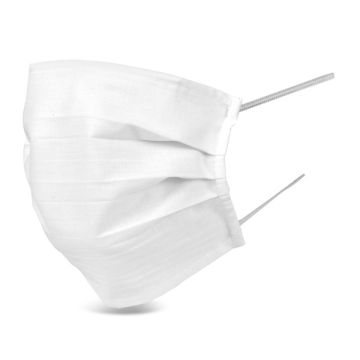 COTTON FACE MASK - White