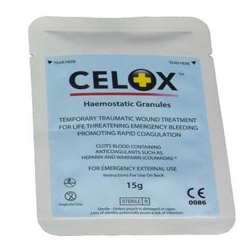 CELOX HAEMOSTATIC GRANULES 15G - White