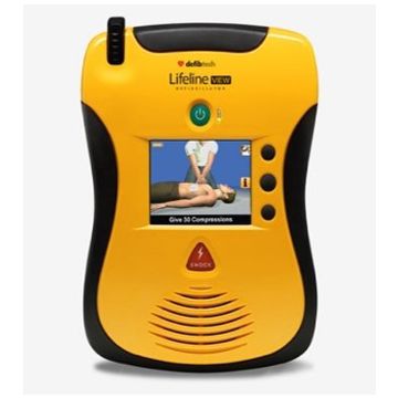 LIFELINE VIEW SEMI AUTO DEFIBRILLATOR - Yellow