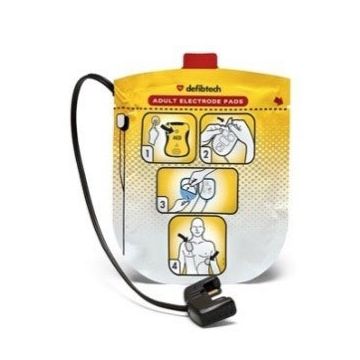 ADULT DEFIBRILLATOR PADS FOR LIFELINE VIEW AND VIEW AUTO - Yellow