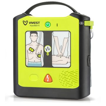 VIVEST POWER BEAT X1 SEMI-AUTOMATIC AED - Black