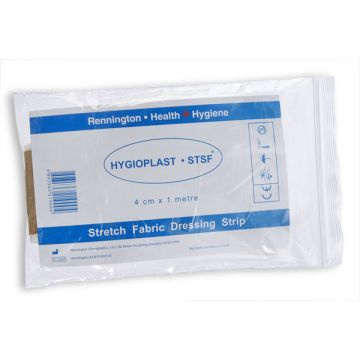CLICK MEDICAL DRESSING STRIP FABRIC 4cm X 1m - Flesh
