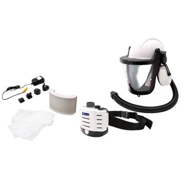 CONCEPTAIR HELMET & FLIP UP VISOR KIT P3 - Black/White