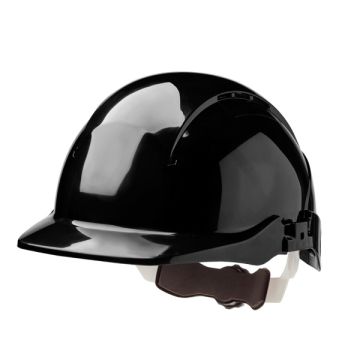 CONCEPT CORE REDUCED PEAK SAFETY HELMET BLACK - Black