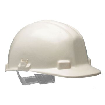 VULCAN WHITE SLIP RATCHET HELMET - White