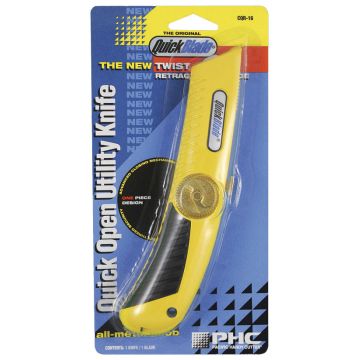 QUICK OPEN UTILITY KNIFE - Yellow