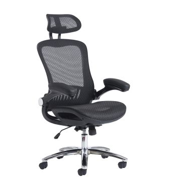 Curva high back mesh chair - Black