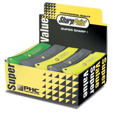COUNTER TOP DISPLAY UNIT C/W KNIVES - Yellow
