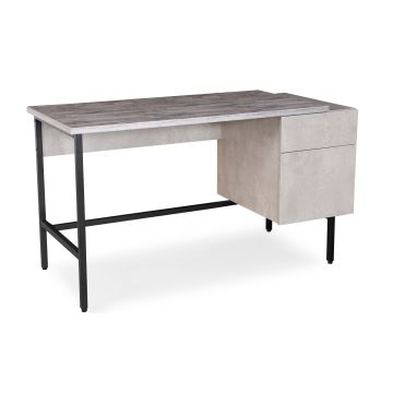Delphi home office workstation - Concrete Grey