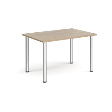 Rectangular radial leg meeting table