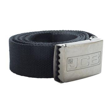 JCB WEBBING BELT BLACK SINGLE - Black