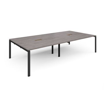 Adapt rectangular power ready boardroom table